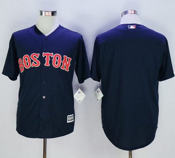 Custom Boston Red Sox navy jersey