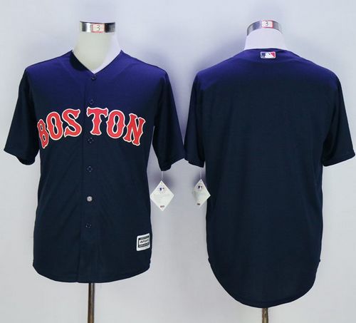Custom Boston Red Sox navy jersey