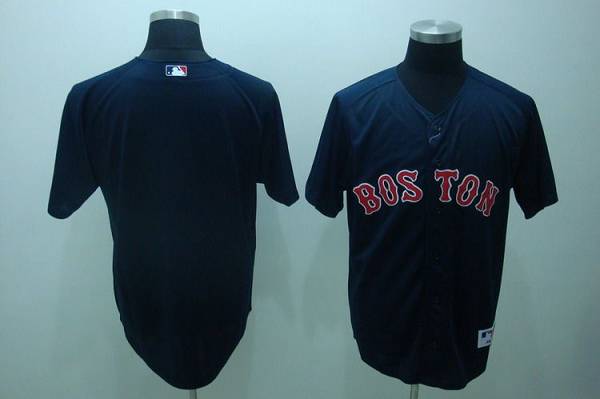 Custom Boston Red Sox blue jersey