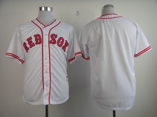 Custom Boston Red Sox white jersey