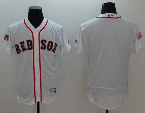 Custom Boston Red Sox white Fashion jersey