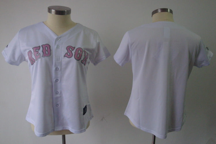 Custom Boston Red Sox white Fashion jersey