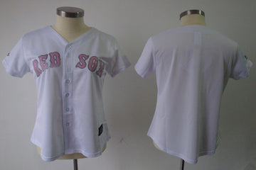 Custom Boston Red Sox white Fashion jersey