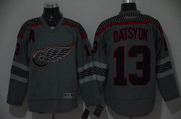 Pavel Datsyuk Detroit Red Wings charcoal Fashion jersey