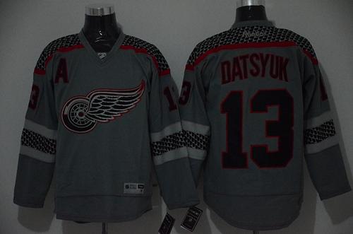 Pavel Datsyuk Detroit Red Wings charcoal Fashion jersey
