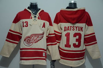 Pavel Datsyuk Detroit Red Wings cream jersey