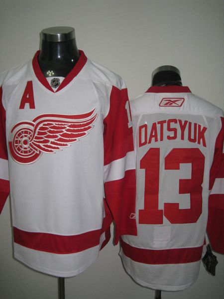 Pavel Datsyuk Detroit Red Wings white jersey