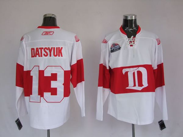 Pavel Datsyuk Detroit Red Wings white Winter Classic jersey