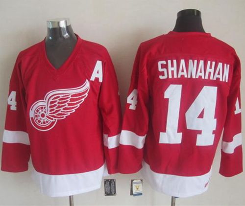 Brendan Shanahan Detroit Red Wings red Throwback jersey
