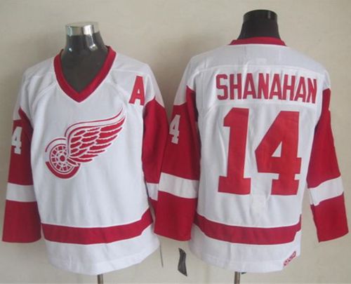 Brendan Shanahan Detroit Red Wings white Throwback jersey