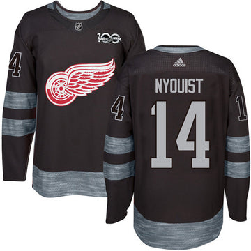 Gustav Nyquist Detroit Red Wings black jersey