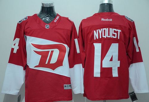 Gustav Nyquist Detroit Red Wings red Stadium Series jersey