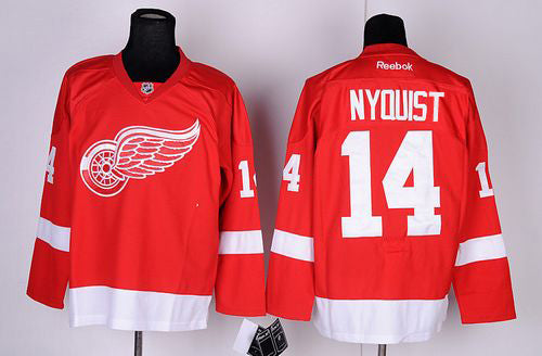 Gustav Nyquist Detroit Red Wings red jersey