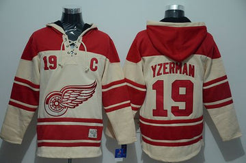 Steve Yzerman Detroit Red Wings cream jersey