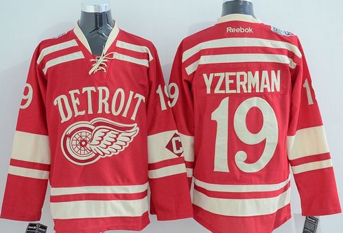 Steve Yzerman Detroit Red Wings red Winter Classic jersey