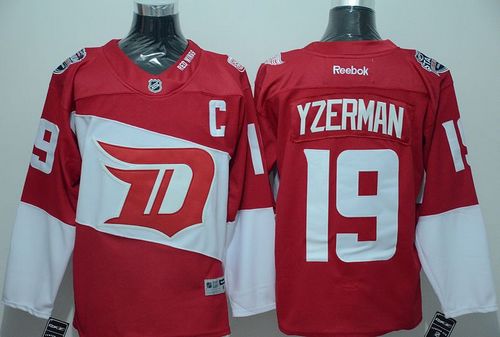 Steve Yzerman Detroit Red Wings red Stadium Series jersey