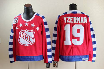 Steve Yzerman Detroit Red Wings red Throwback jersey