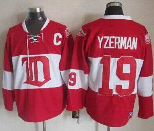 Steve Yzerman Detroit Red Wings red Winter Classic jersey
