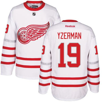 Steve Yzerman Detroit Red Wings white Classic jersey