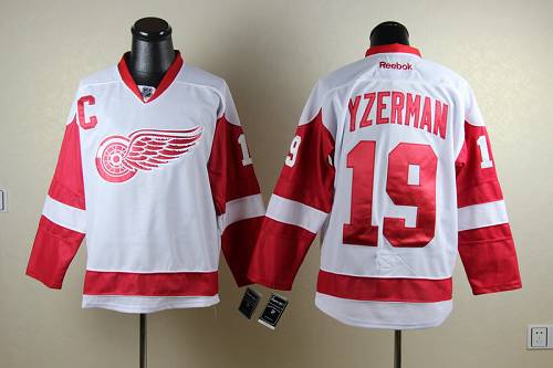 Steve Yzerman Detroit Red Wings white jersey