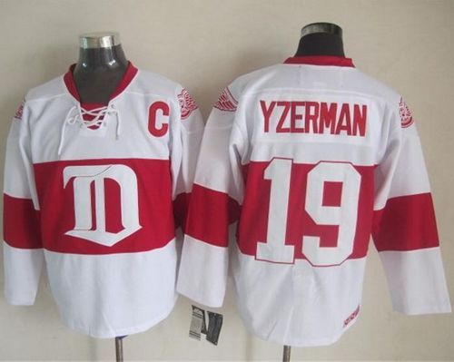 Steve Yzerman Detroit Red Wings white Winter Classic jersey