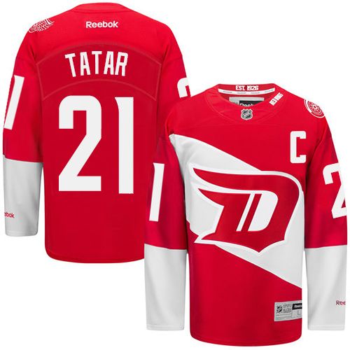 Tomas Tatar Detroit Red Wings red Stadium Series jersey