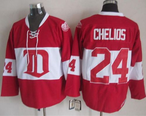 Chris Chelios Detroit Red Wings red Winter Classic jersey