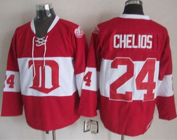 Chris Chelios Detroit Red Wings red Winter Classic jersey