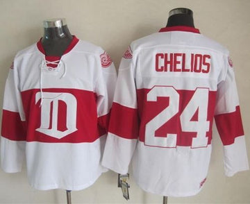 Chris Chelios Detroit Red Wings white Winter Classic jersey