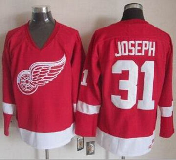 Curtis Joseph Detroit Red Wings red Throwback jersey