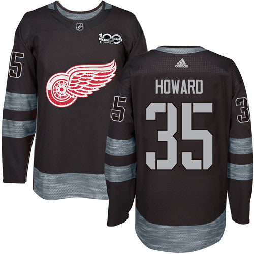 Jimmy Howard Detroit Red Wings black jersey