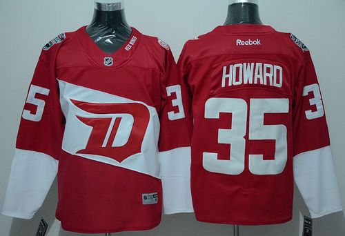 Jimmy Howard Detroit Red Wings red Stadium Series jersey