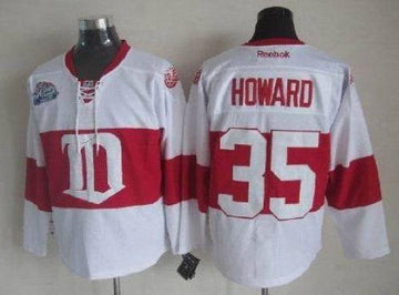 Jimmy Howard Detroit Red Wings white Winter Classic jersey