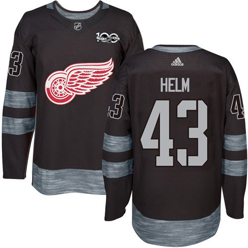 Darren Helm Detroit Red Wings black jersey