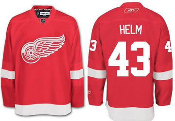 Darren Helm Detroit Red Wings red jersey