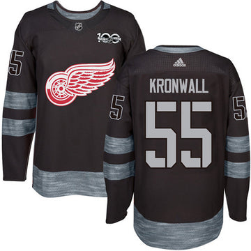 Niklas Kronwall Detroit Red Wings black jersey