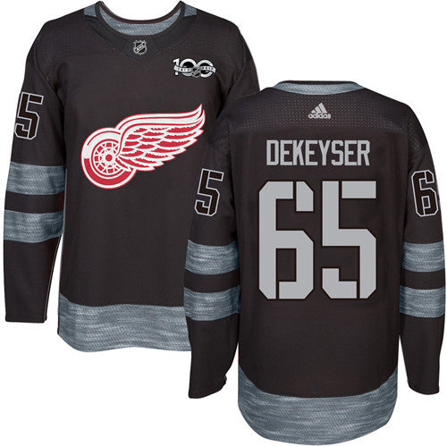 Danny DeKeyser Detroit Red Wings black jersey