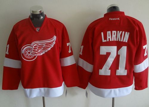 Dylan Larkin Detroit Red Wings red jersey