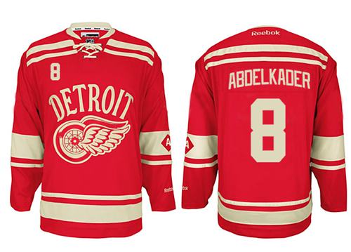 Justin Abdelkader Detroit Red Wings red Winter Classic jersey