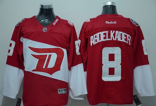 Justin Abdelkader Detroit Red Wings red Stadium Series jersey
