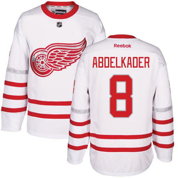 Justin Abdelkader Detroit Red Wings white Classic jersey