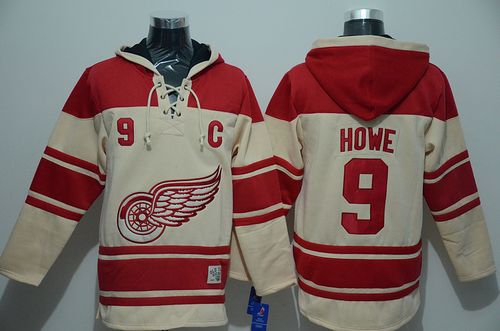 Gordie Howe Detroit Red Wings cream jersey