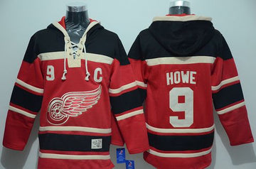 Gordie Howe Detroit Red Wings red jersey