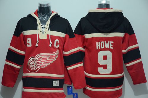 Gordie Howe Detroit Red Wings red jersey
