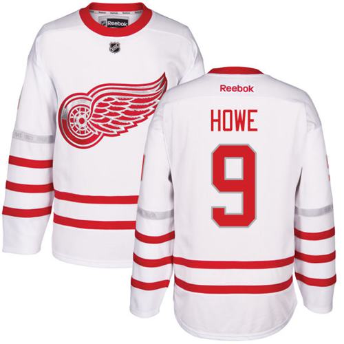 Gordie Howe Detroit Red Wings white Classic jersey