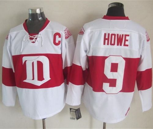 Gordie Howe Detroit Red Wings white Winter Classic jersey