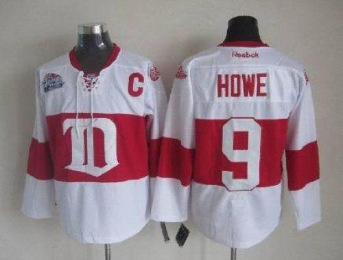 Gordie Howe Detroit Red Wings white Winter Classic jersey