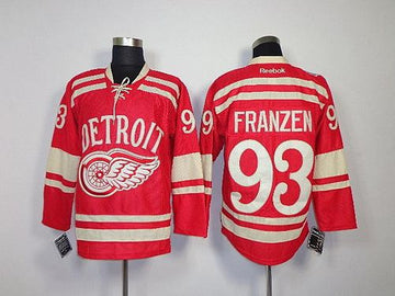 Johan Franzen Detroit Red Wings red Winter Classic jersey
