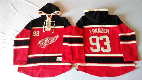 Johan Franzen Detroit Red Wings red jersey