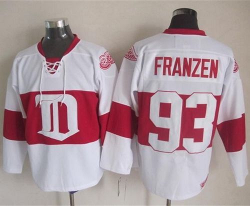 Johan Franzen Detroit Red Wings white Winter Classic jersey